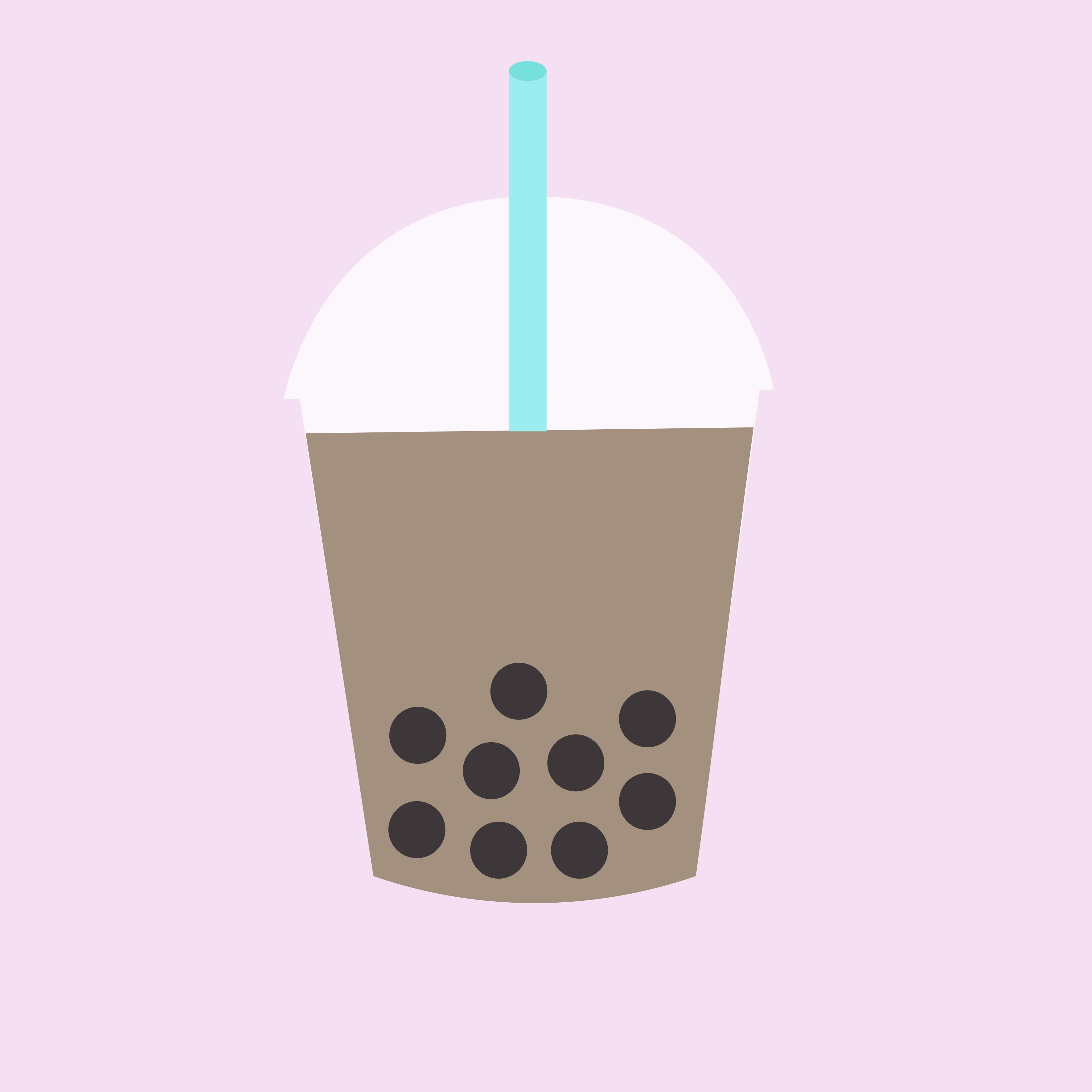 bubble black milk tea